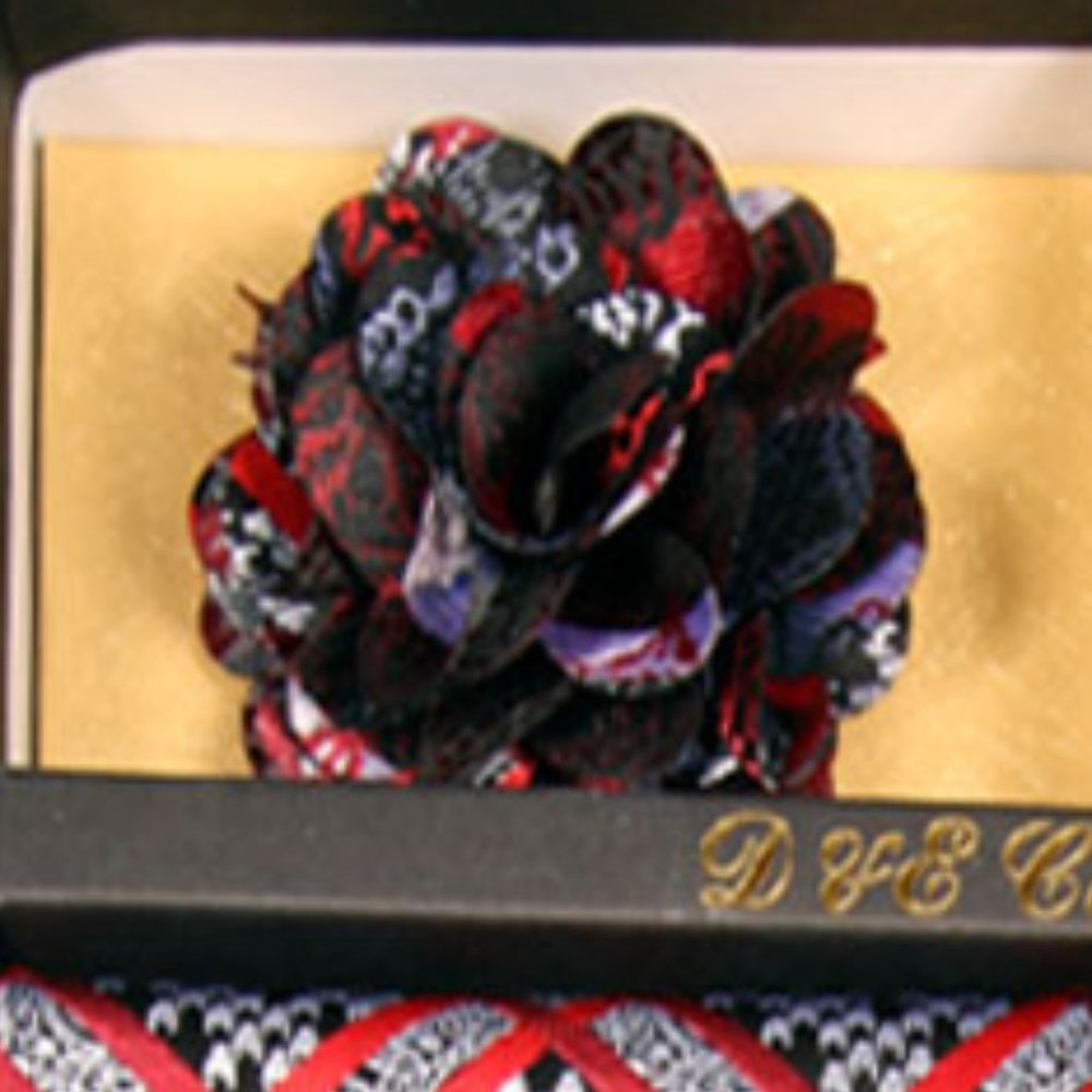 Daniel Ellissa Black Red  Bow & Neck Tie Box 6 Set - Picture 3 of 6